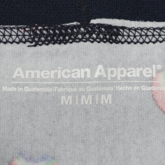 NWOT American Apparel Rainbow fitted boxer shorts size M - Picture 4 of 4